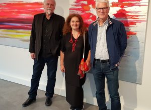 Michael Jastram, Gotlind Timmermanns, Bernd Zimmer in der Zedergalerie